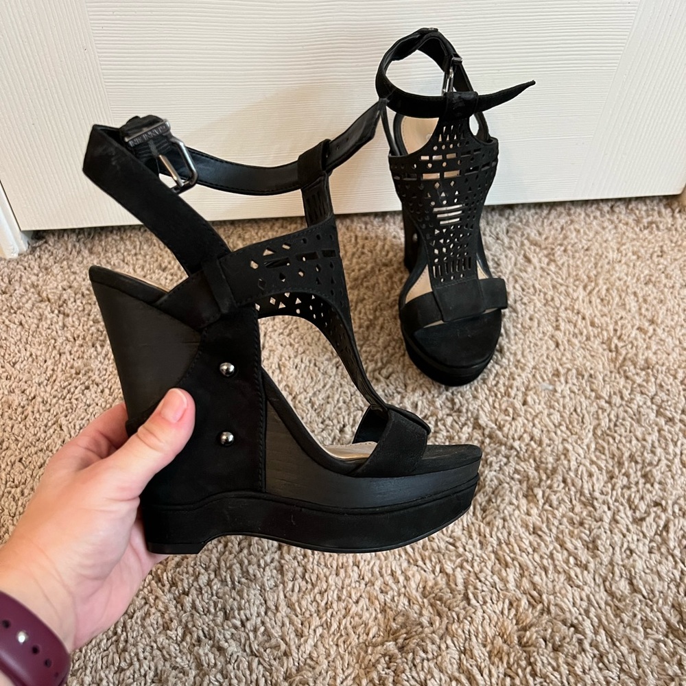Gianni bini black heels
